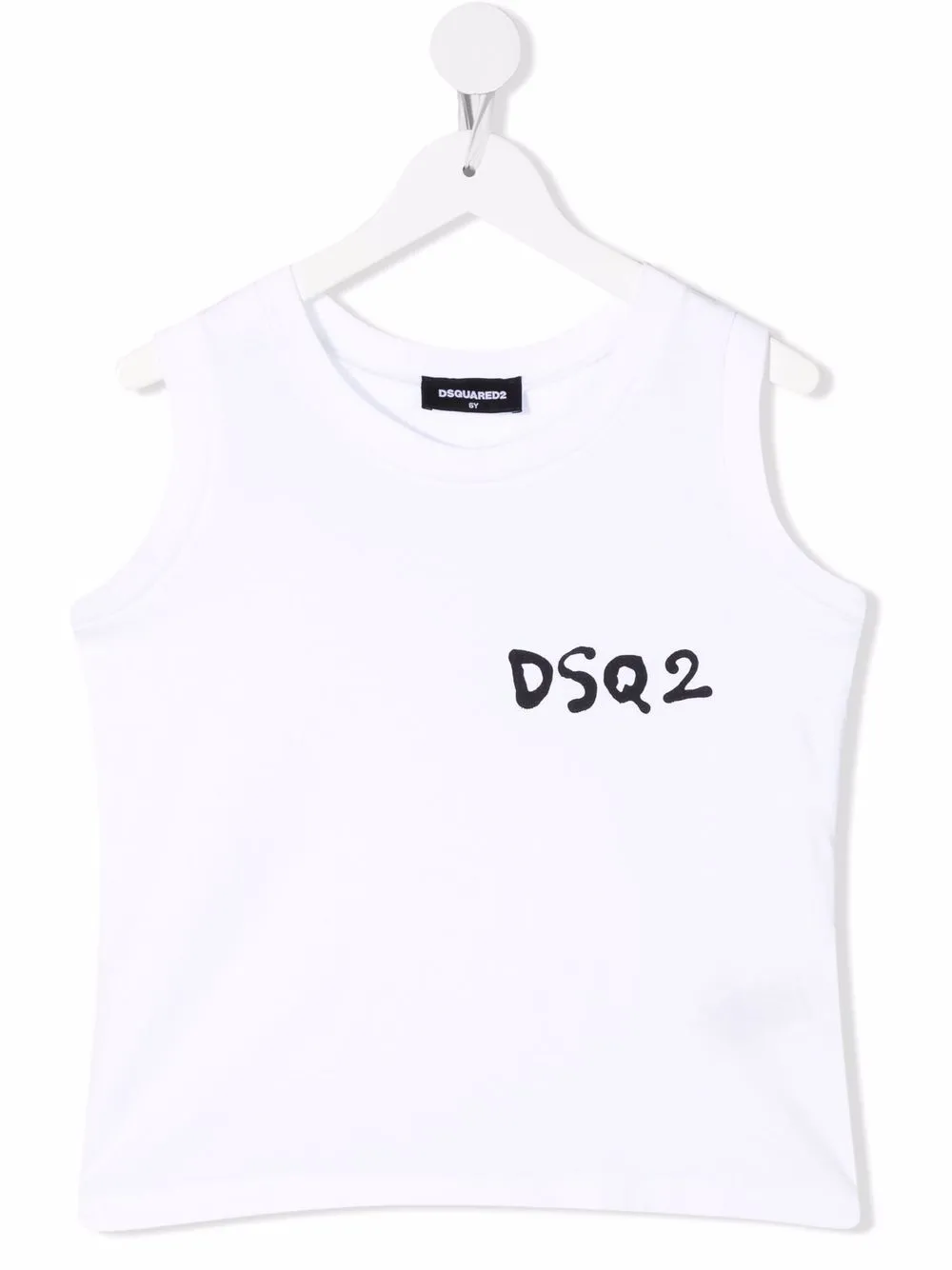 

Dsquared2 Kids playera con logo estampado - Blanco