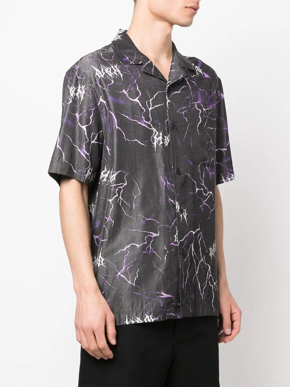 HAN KJOBENHAVN PATTERNED SHORT-SLEEVED SHIRT