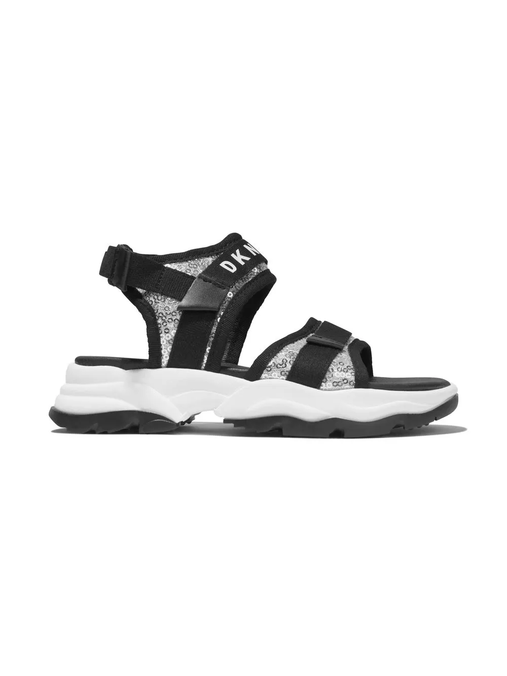 

Dkny Kids sandalias con cierre autoadherente - Negro