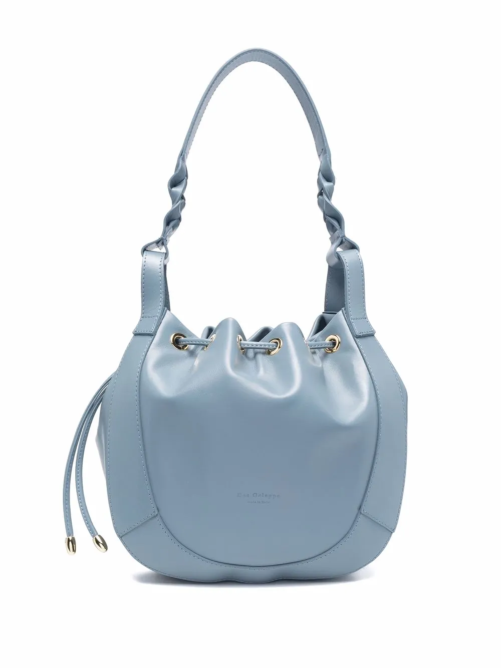 

Dee Ocleppo bolsa bucket mediana - Azul