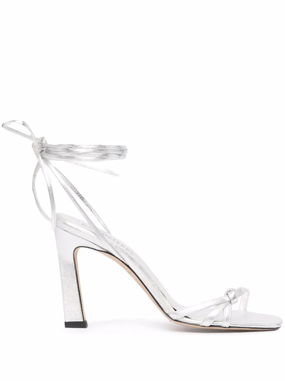 

Dee Ocleppo metallic-effect leather sandals - Silver