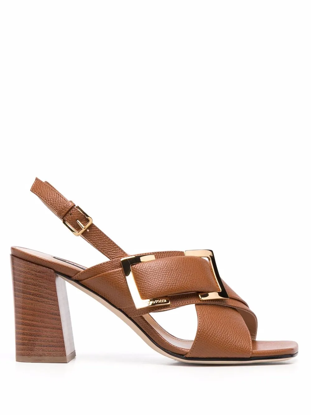 Image 1 of Sergio Rossi Prince leather sandals