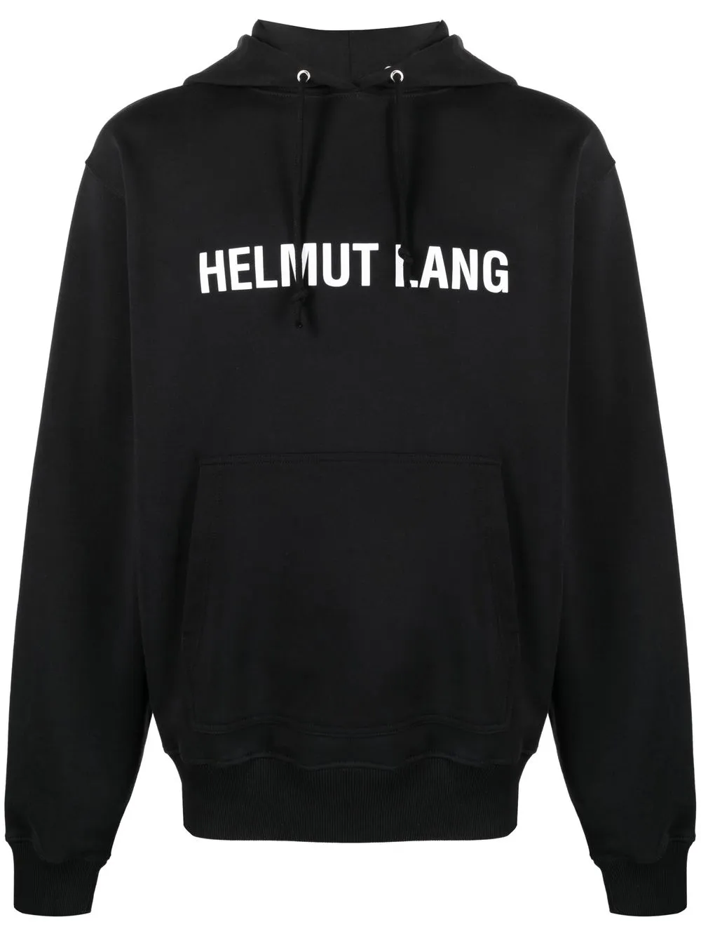 

Helmut Lang hoodie con logo estampado - Negro