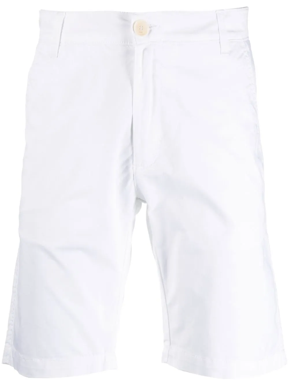 

Karl Lagerfeld shorts de tiro medio - Blanco