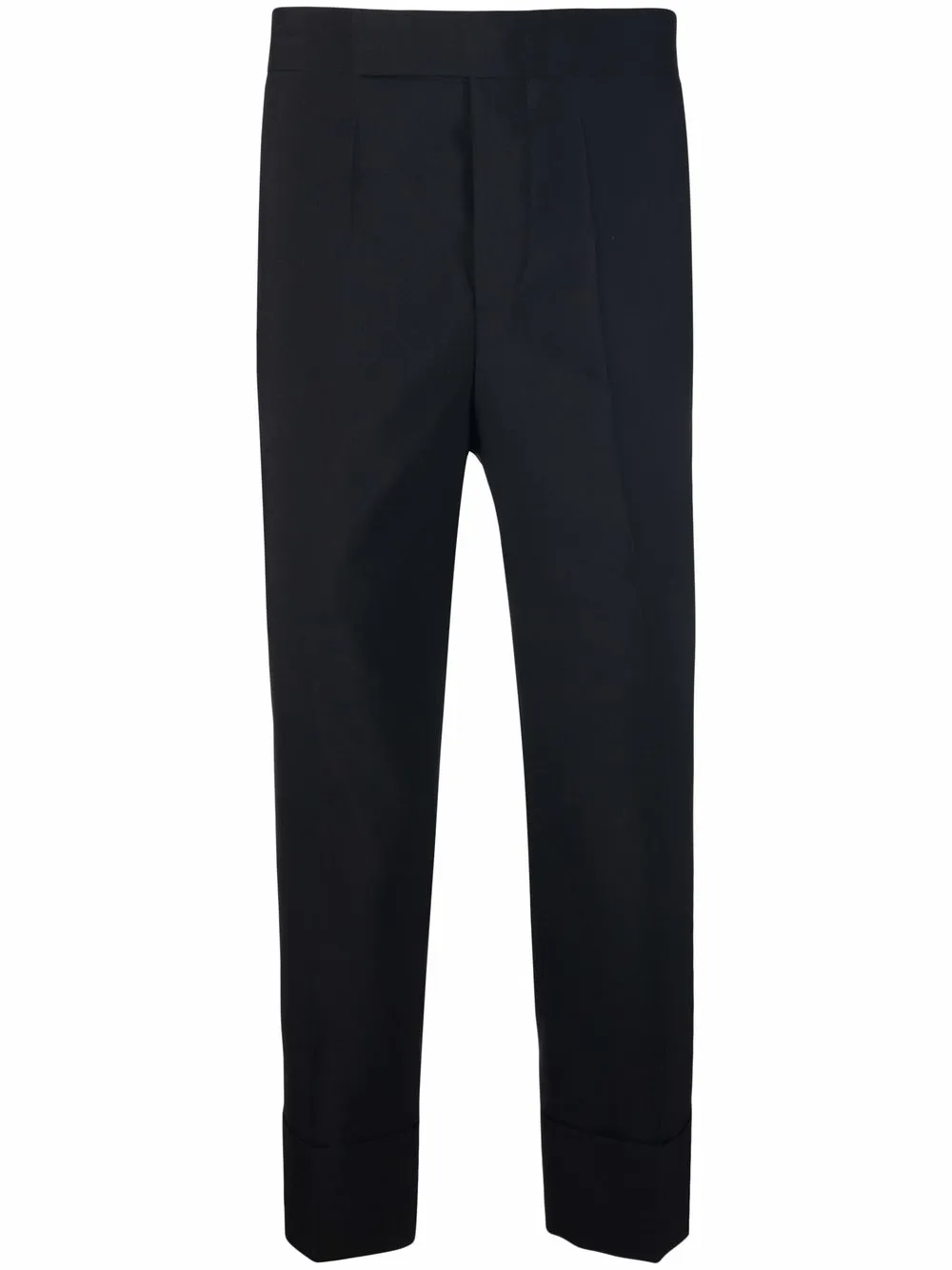 

SAPIO cropped slim-fit trousers - Black