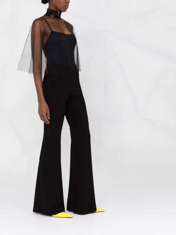 Atu Body Couture sequin-embellished Sheer Top | Black | FARFETCH