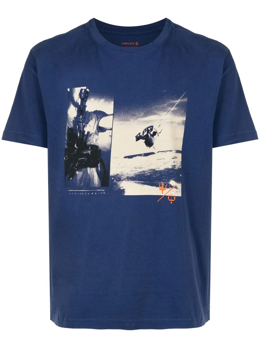 

Osklen snowboarding print T-shirt - Blue