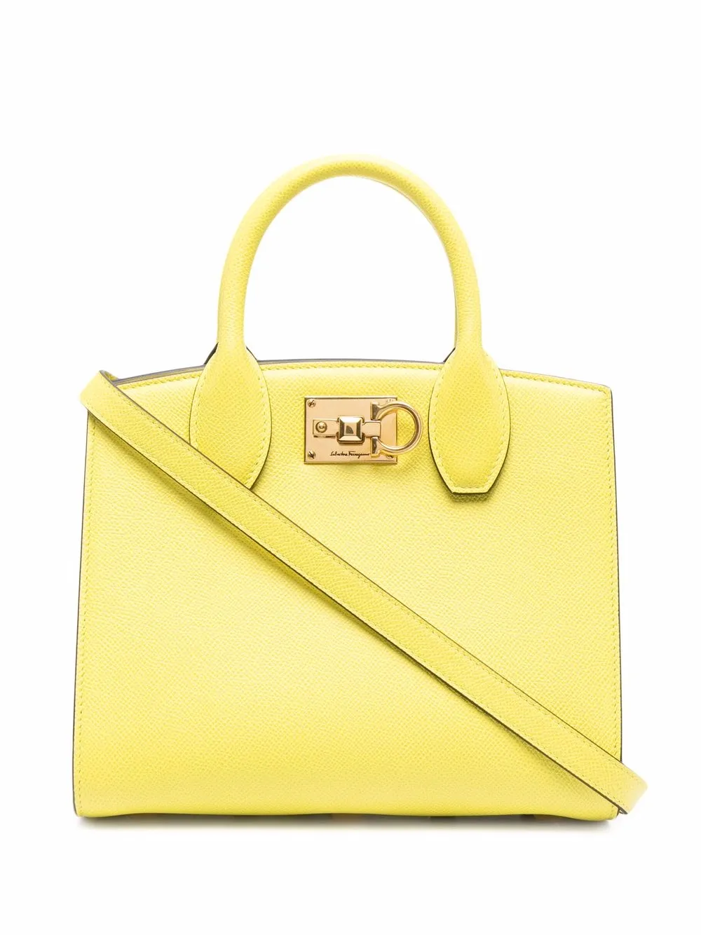 

Salvatore Ferragamo tote Studio Box - Amarillo