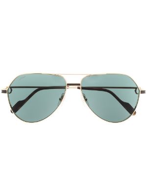 Cartier Eyewear CT0334S pilot frame Sunglasses Farfetch