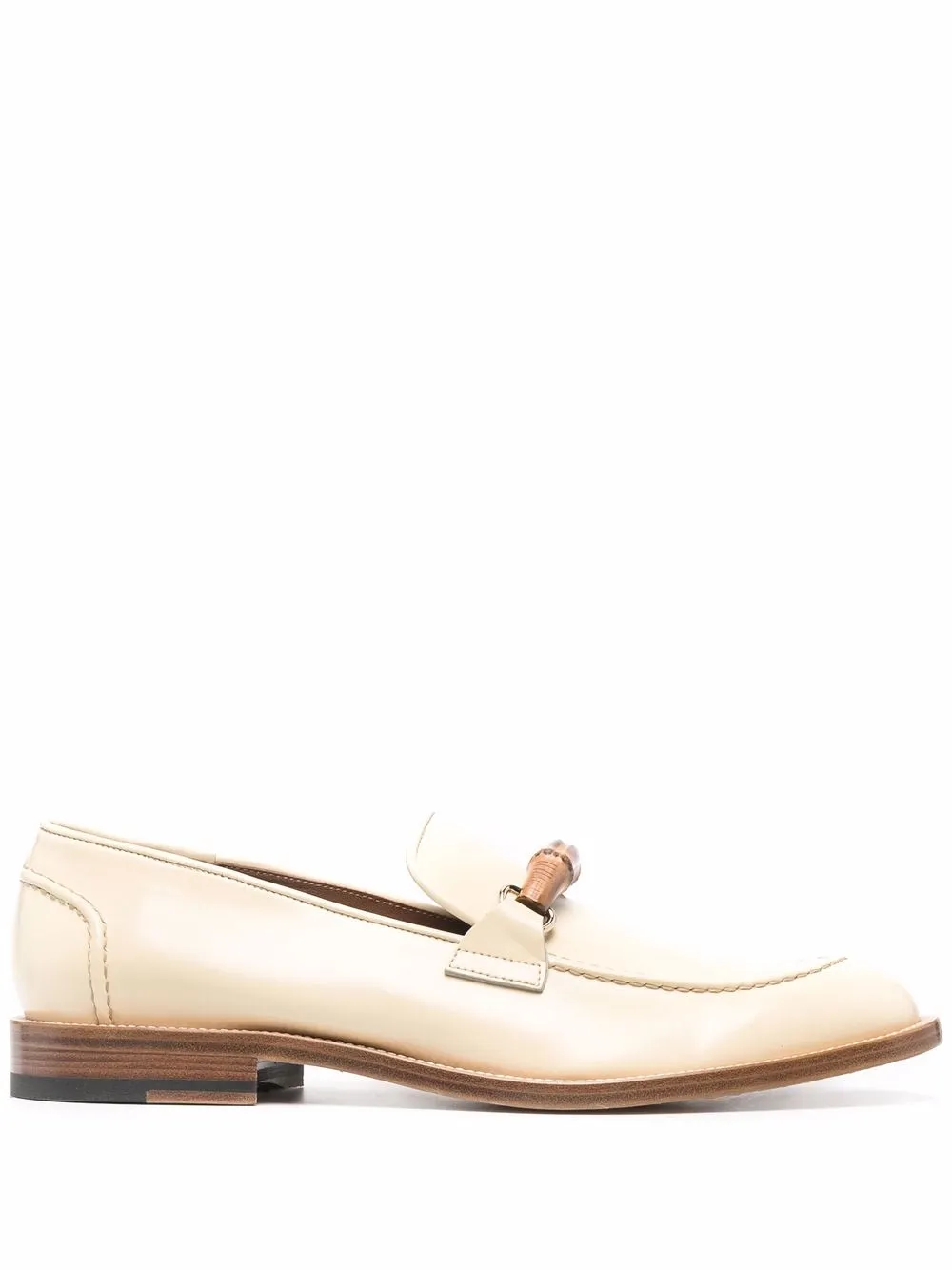 bamboo-detail loafers