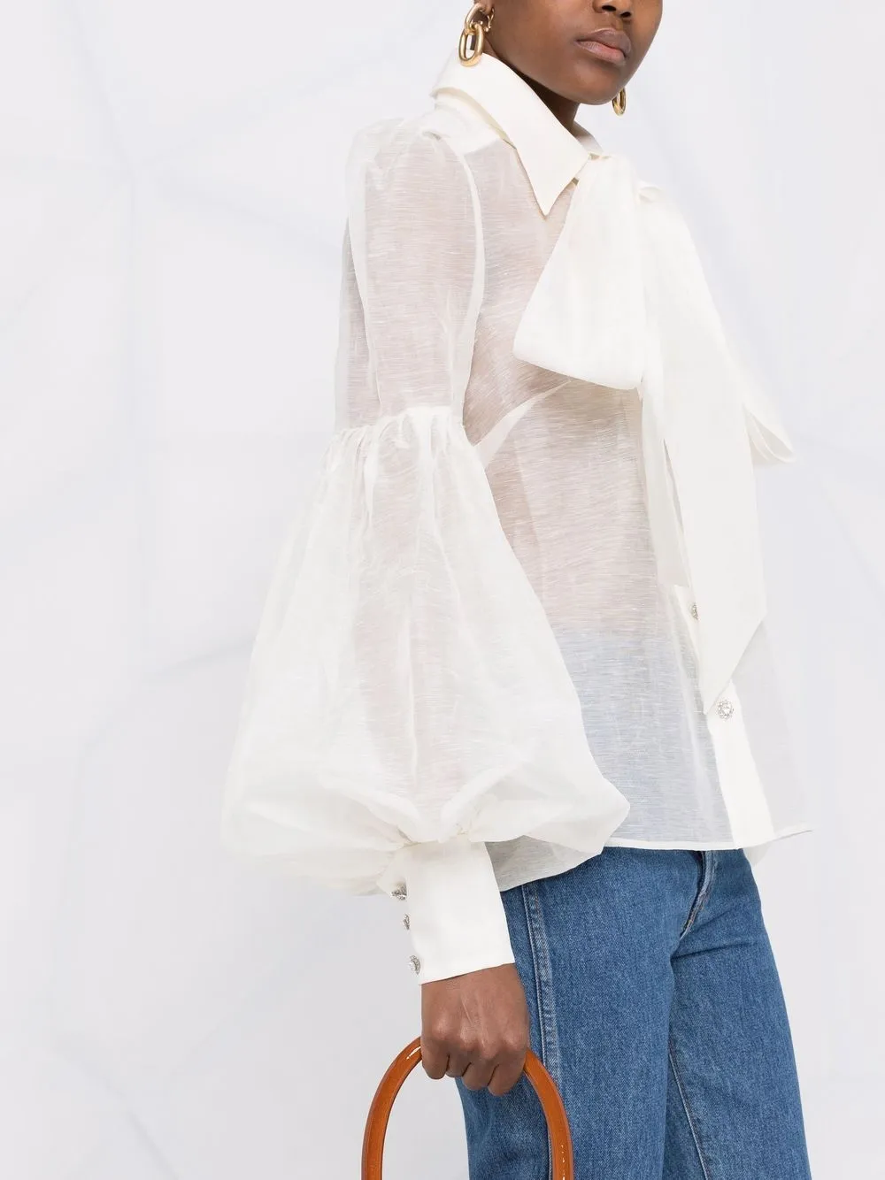 zimmermann dancer tie neck midi
