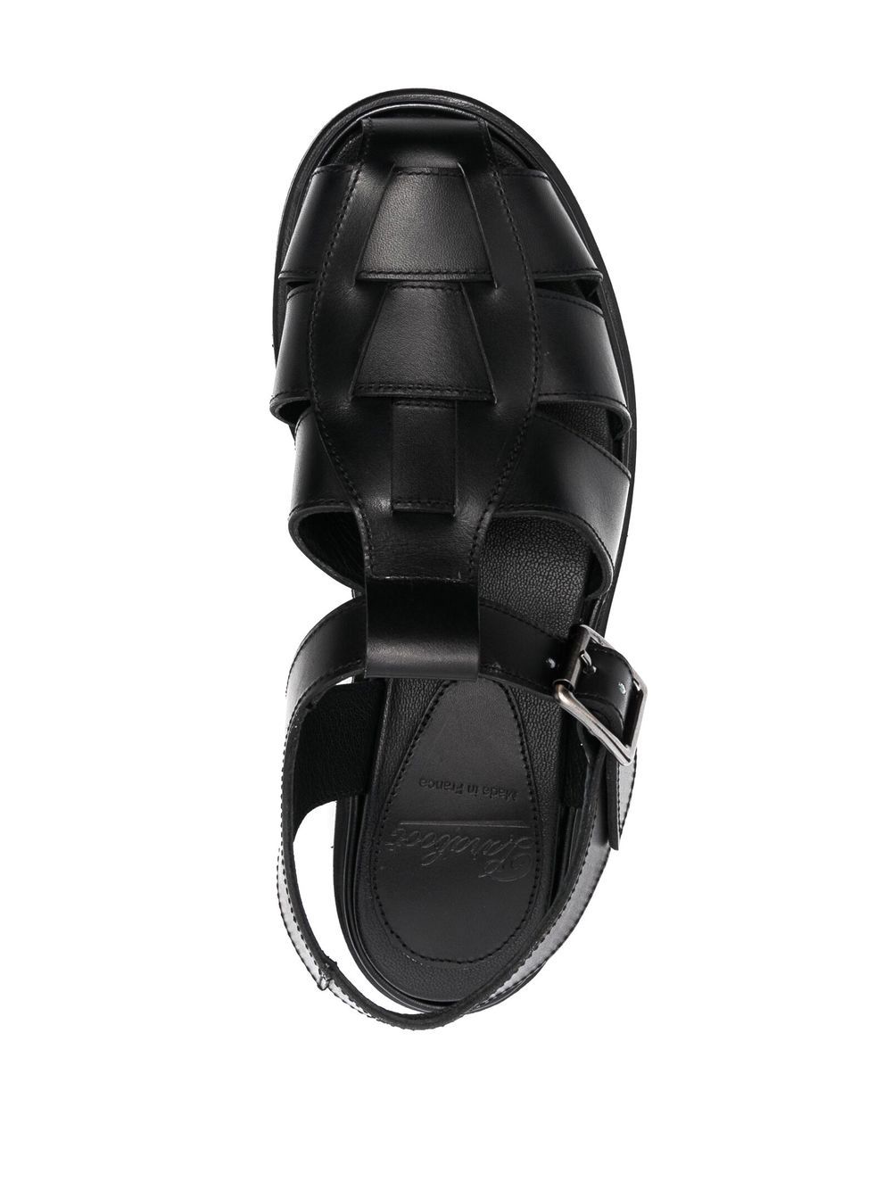 Shop Paraboot Iberis Strappy-design Sandals In Black