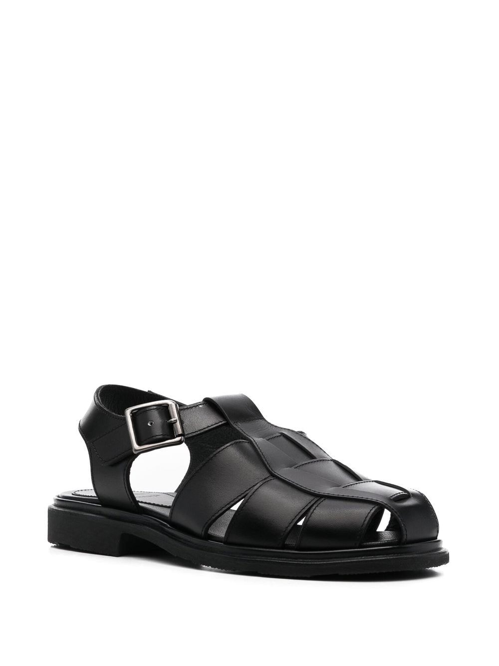 Paraboot Iberis Strappy-design Sandals In Black | ModeSens