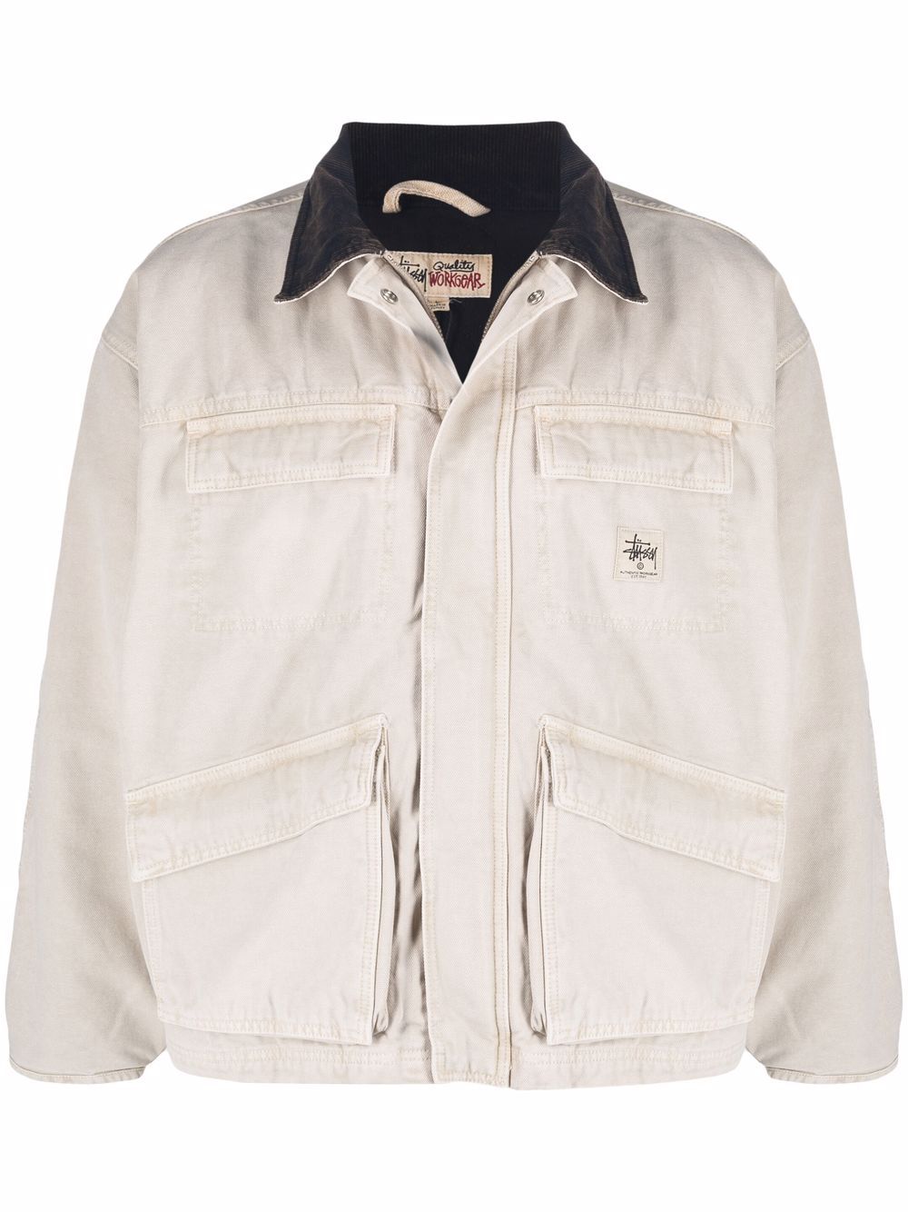 Stüssy washed-canvas Shirt Jacket - Farfetch