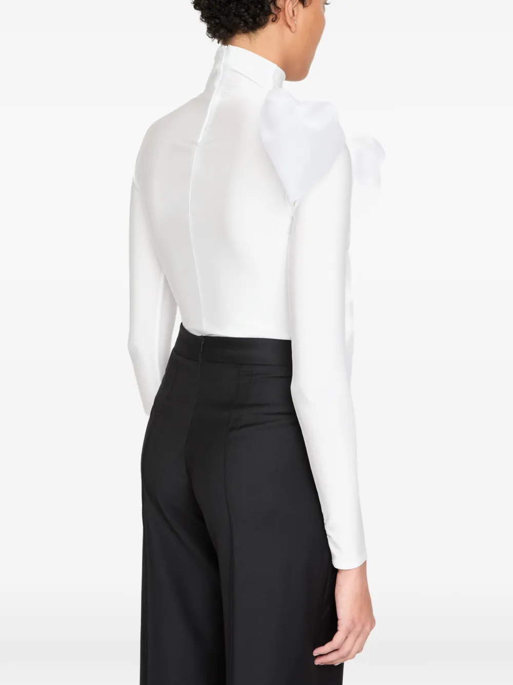  Atu Body Couture Bluse Mit Schleifendetail   Weiß 
