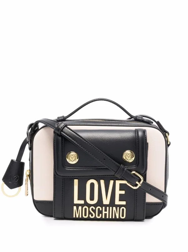 moschino logo tote