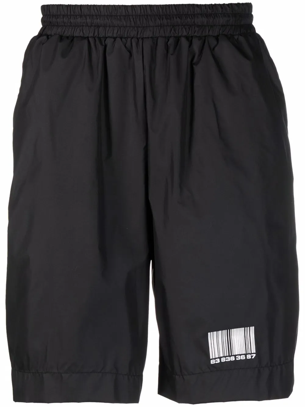 

VTMNTS shorts con detalle de código - Negro