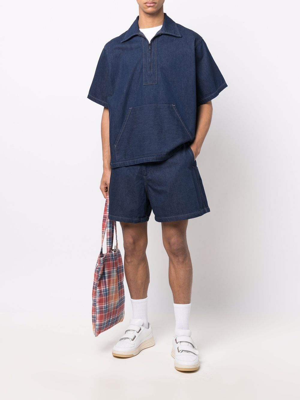 Levi's: Made & Crafted Denim shorts - Blauw