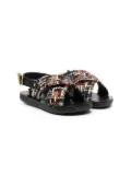 ANCIENT GREEK SANDALS KIDS Maria open-toe sandals - Black
