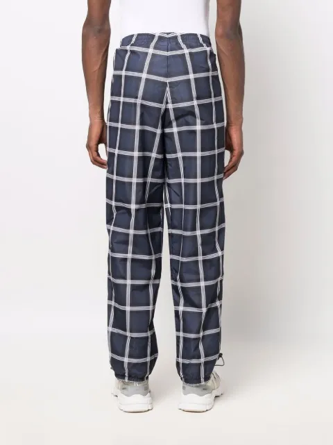 Adidas plaid-check Print Trousers 