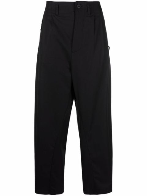 Nike pleat-detail zip-pockets worker pants