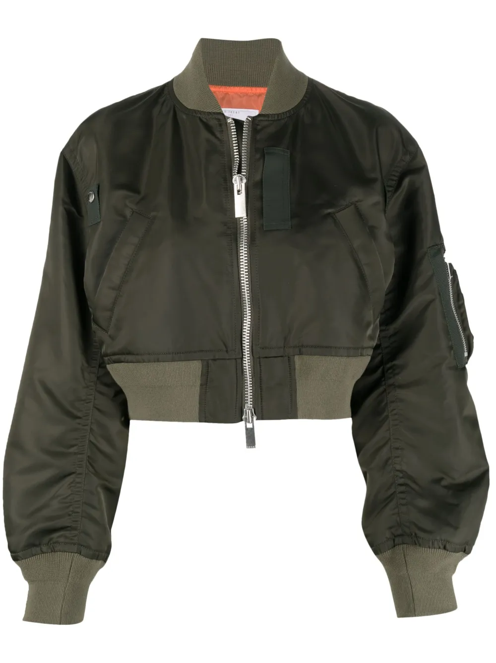 cropped bomber jacket