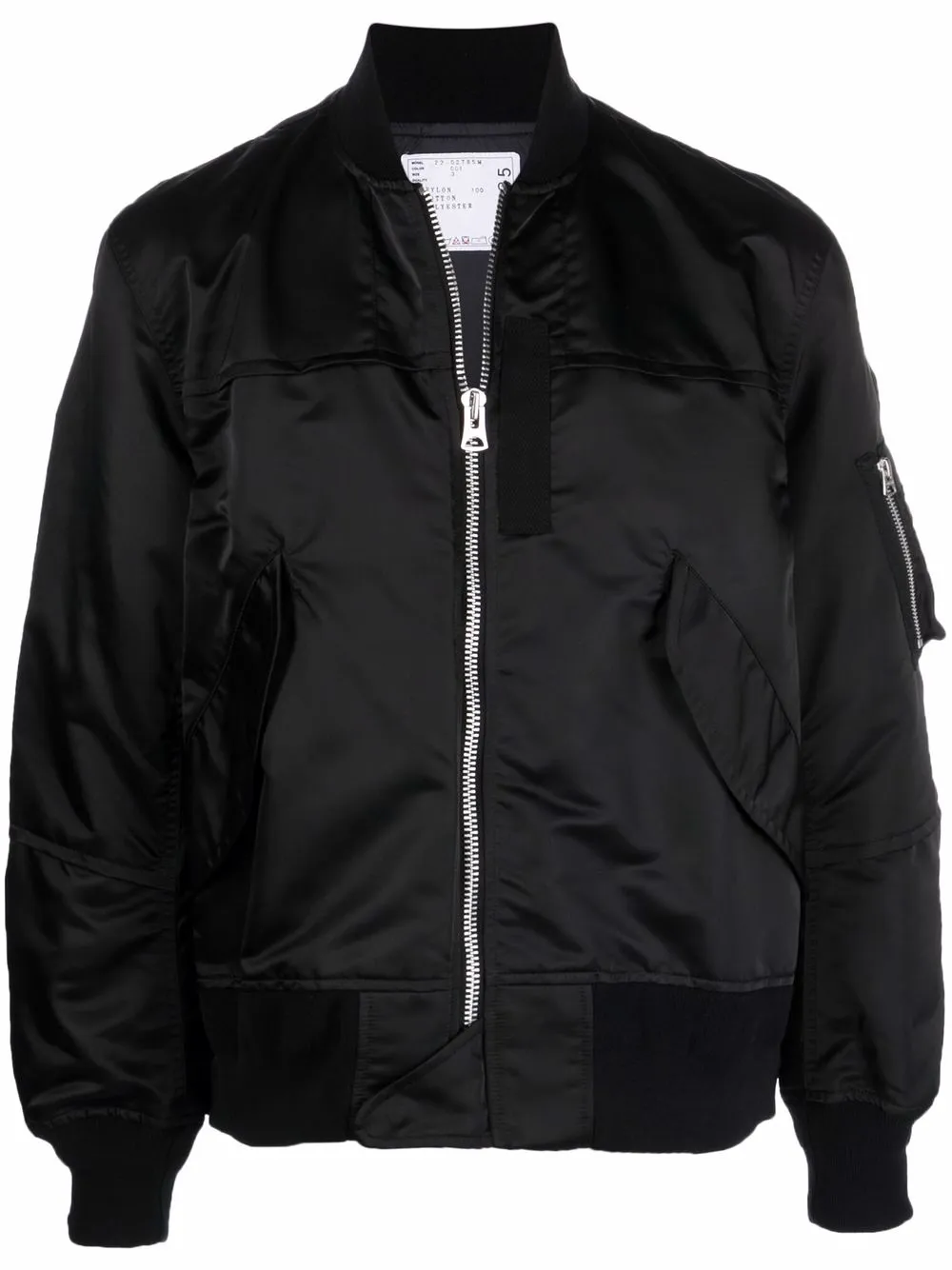 zip-up bomber jacket