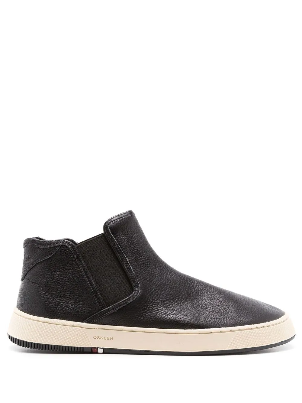 

Osklen leather hi-top sneakers - Black