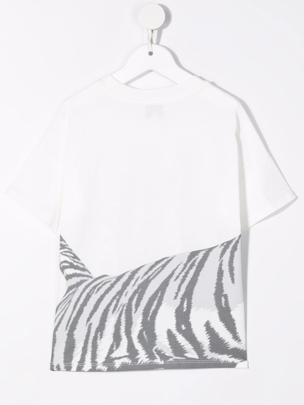 Kenzo Kids T-shirt met logoprint - Wit