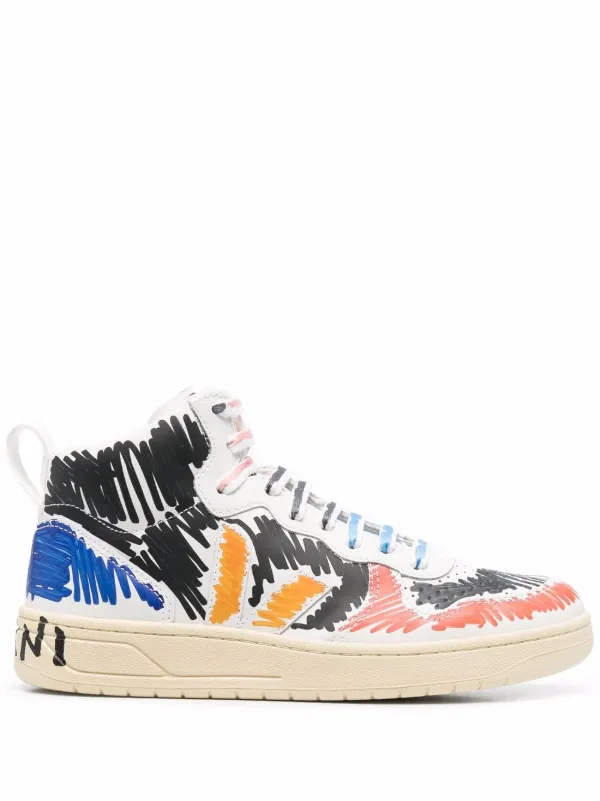 Marni x Veja 'V15' ハイカットスニーカー - Farfetch