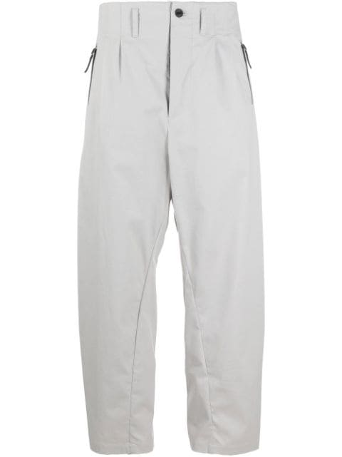 Nike pleat-detail zip-pockets worker pants