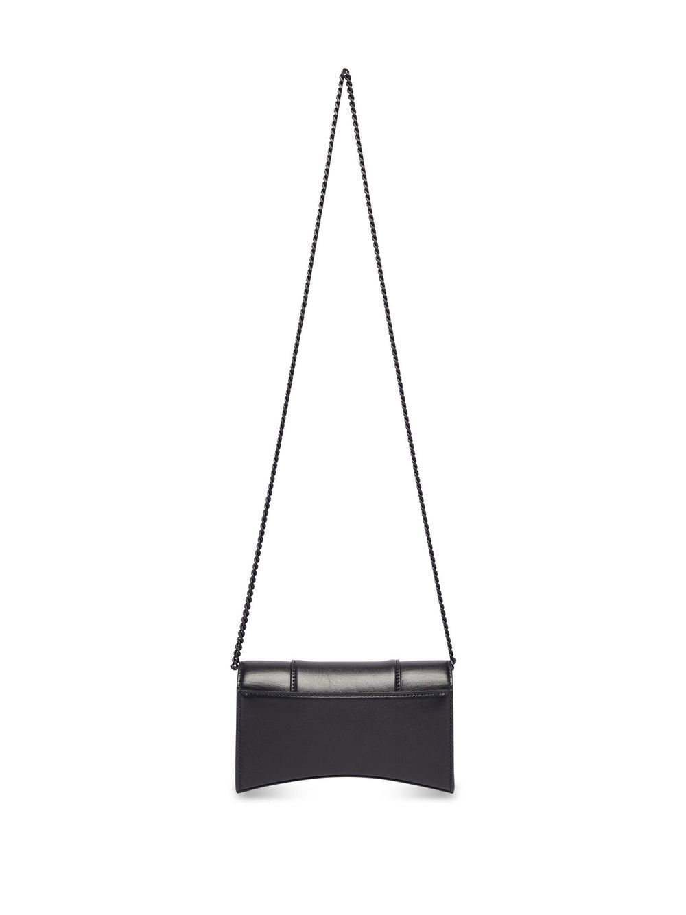 Balenciaga Hourglass portemonnee met ketting - Zwart