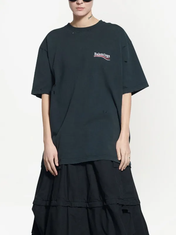 T shirt balenciaga femme oversize hot sale