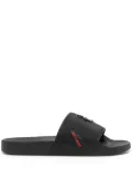 Raf Simons Astra logo-plaque slides - Black