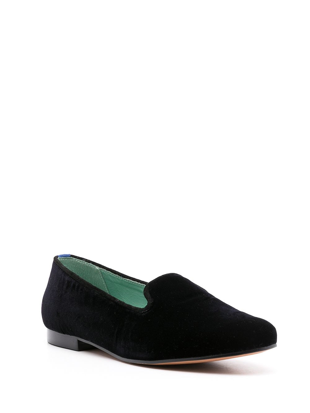 Blue Bird Shoes Fluwelen loafers - Zwart
