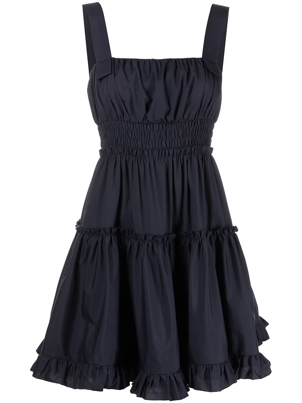 

Jason Wu vestido corto con detalle fruncido - Azul