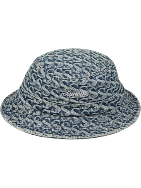 Supreme Monogram Denim Crusher - Farfetch