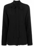 JOSEPH Bayne tie-fastening blouse - Black
