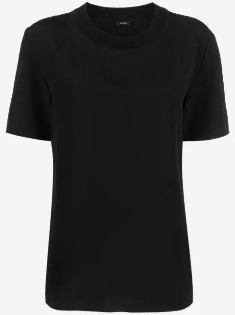 JOSEPH Rubin ribbed-trim blouse