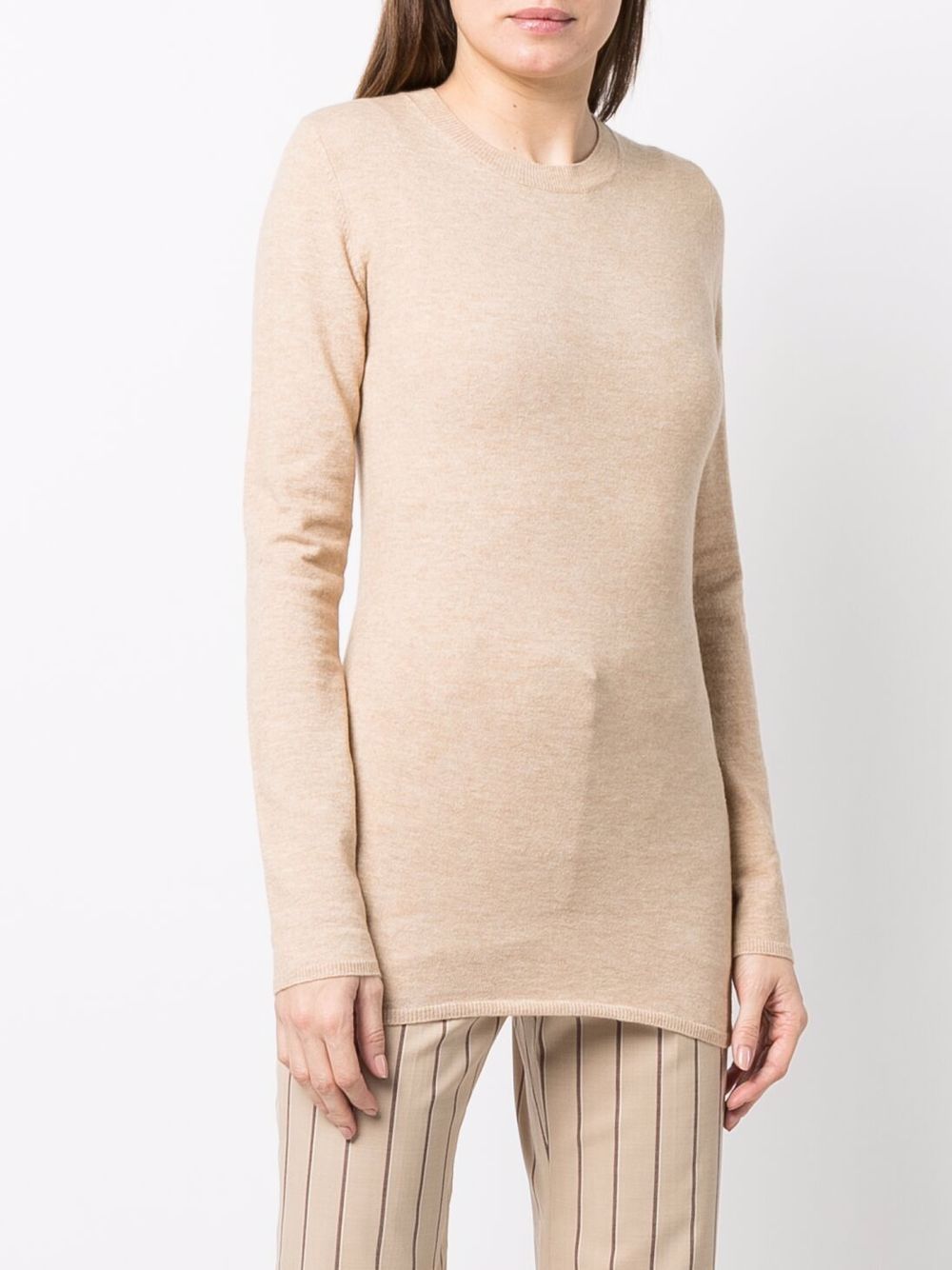 JOSEPH fine-knit ribbed-trim jumper Women