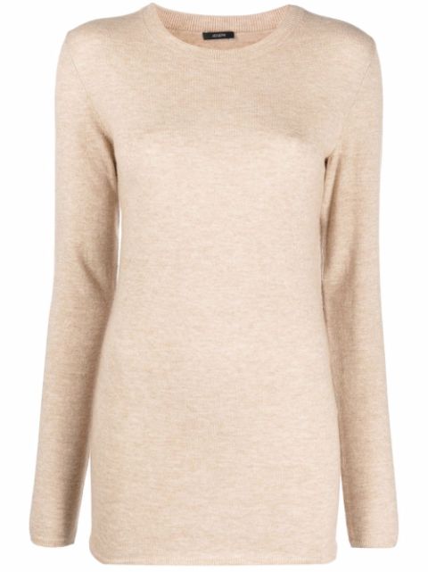 JOSEPH fine-knit ribbed-trim jumper Women