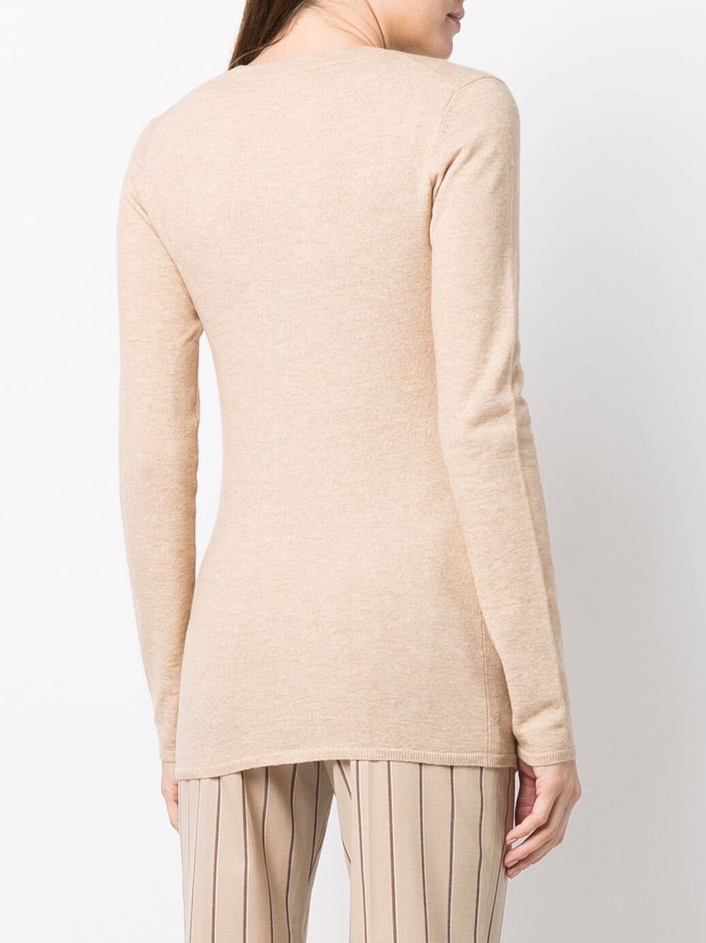 JOSEPH fine-knit ribbed-trim jumper Women