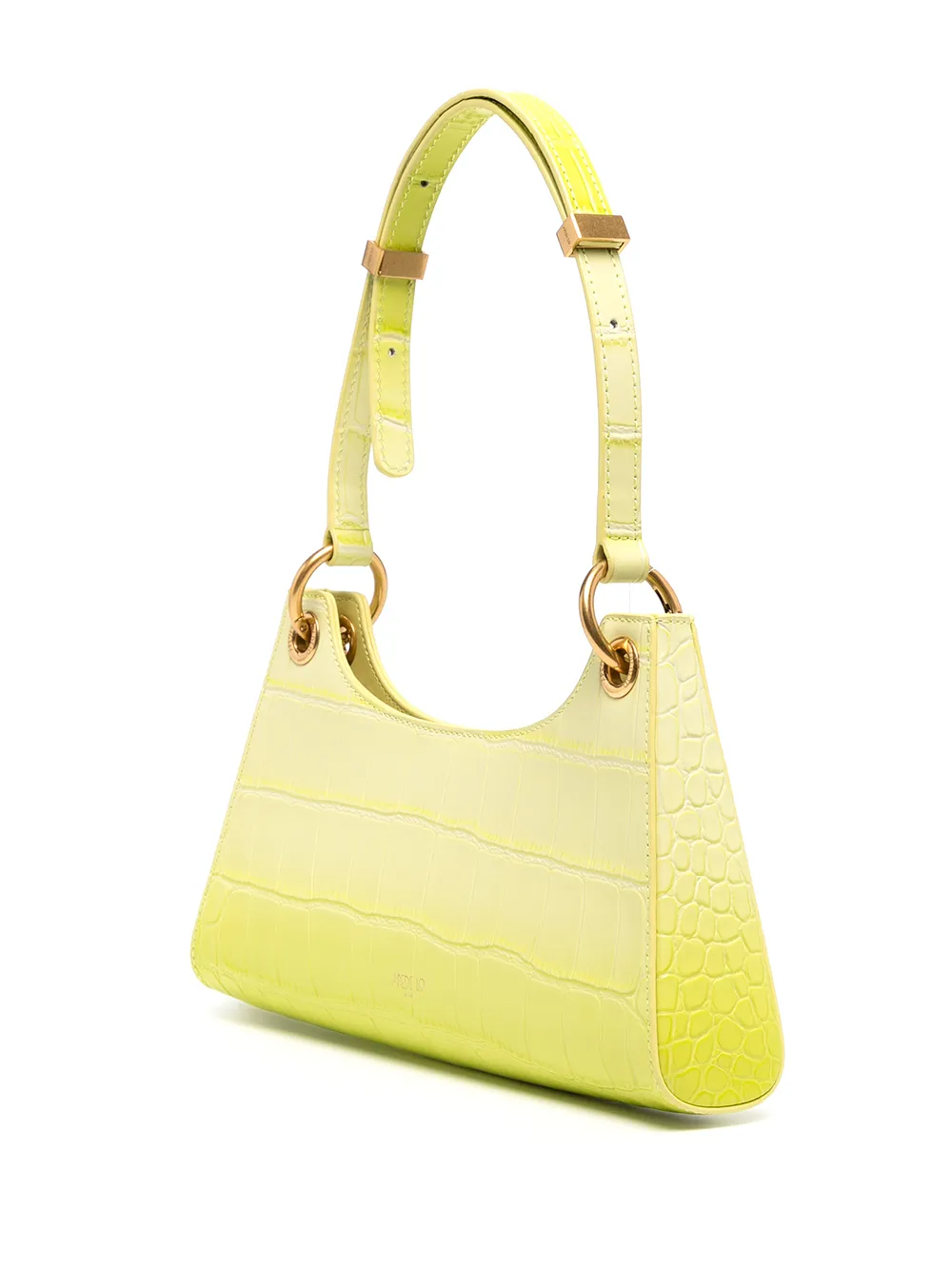 APEDE MOD FROGGY CROCODILE-EMBOSSED SHOULDER BAG