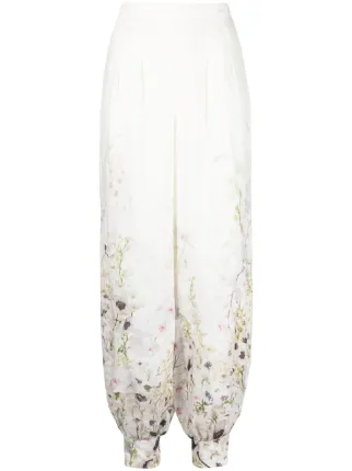 ZIMMERMANN Garden Floral Loose Trousers 