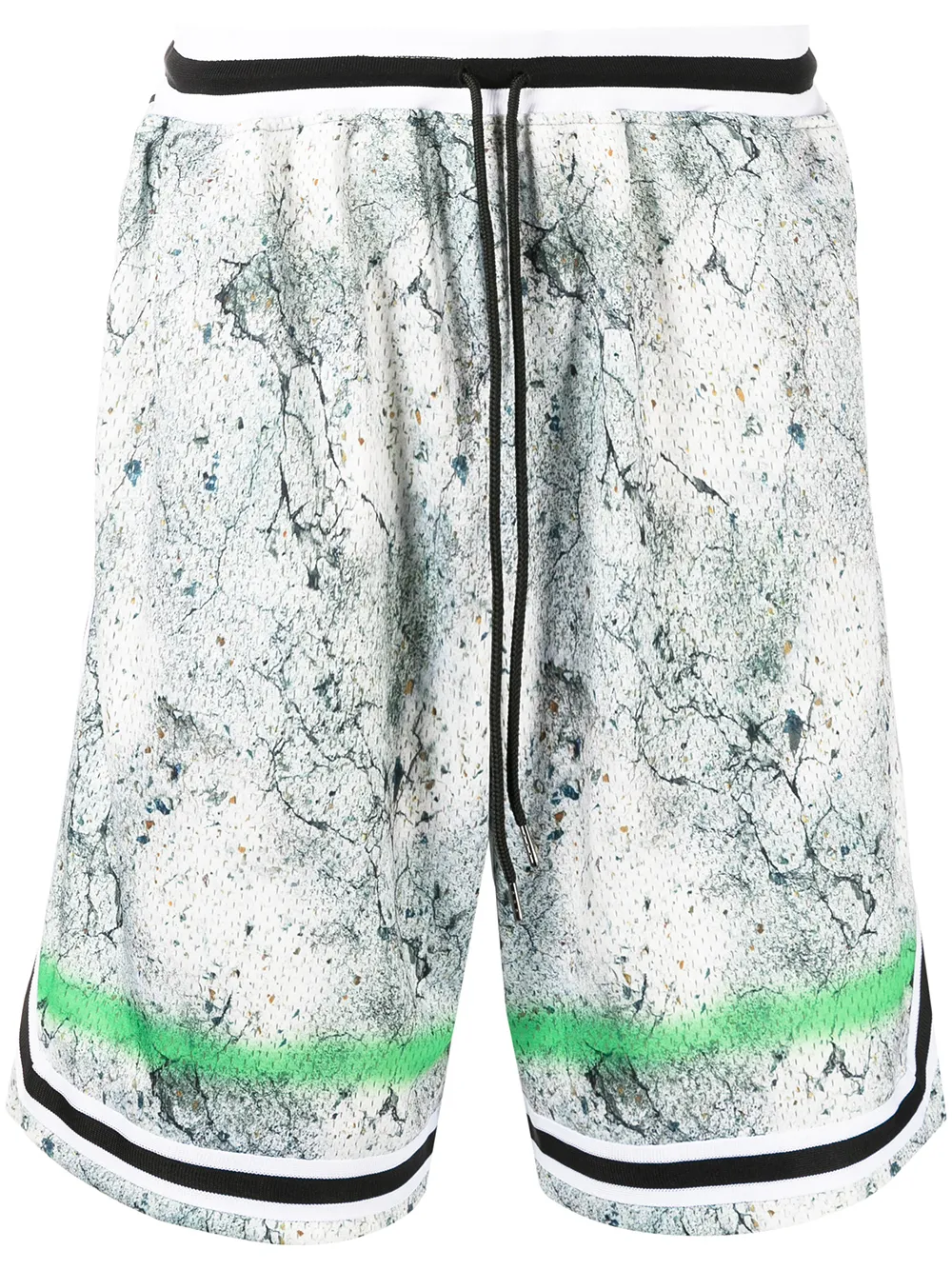 

John Elliott shorts de baloncesto con piedras estampadas - Multicolor