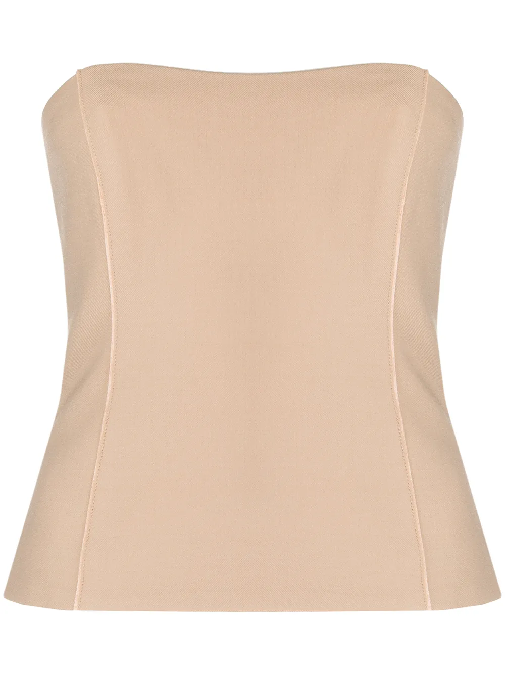 

SIR. top estilo bandeau strapless - Marrón