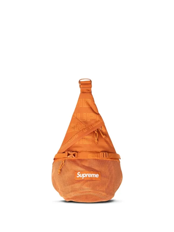 Supreme logo-patch Shoulder Bag - Farfetch