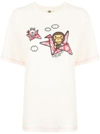 ＜Farfetch＞ *BABY MILO? STORE BY *A BATHING APE? グラフィック Tシャツ - イエロー画像