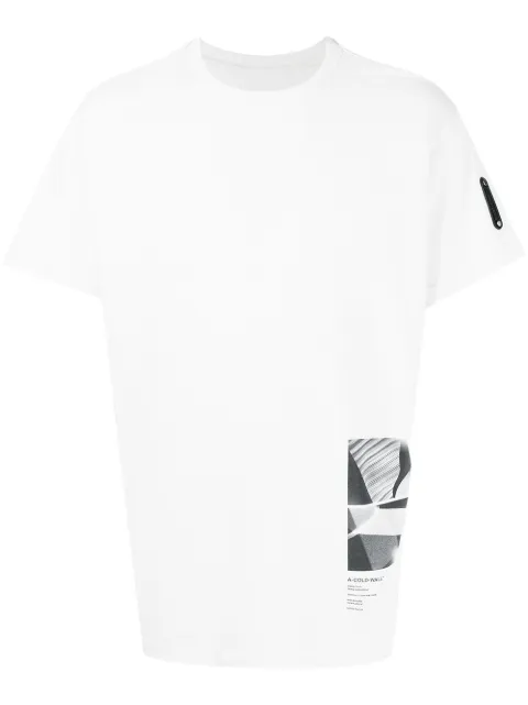 A-COLD-WALL* playera con estampado gráfico
