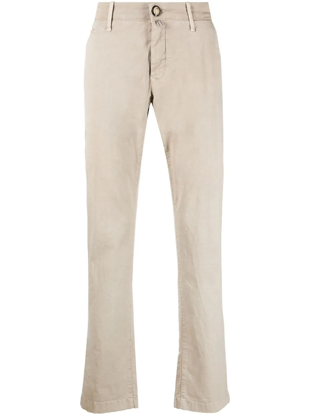 

Jacob Cohën mid-rise cotton chinos - Neutrals